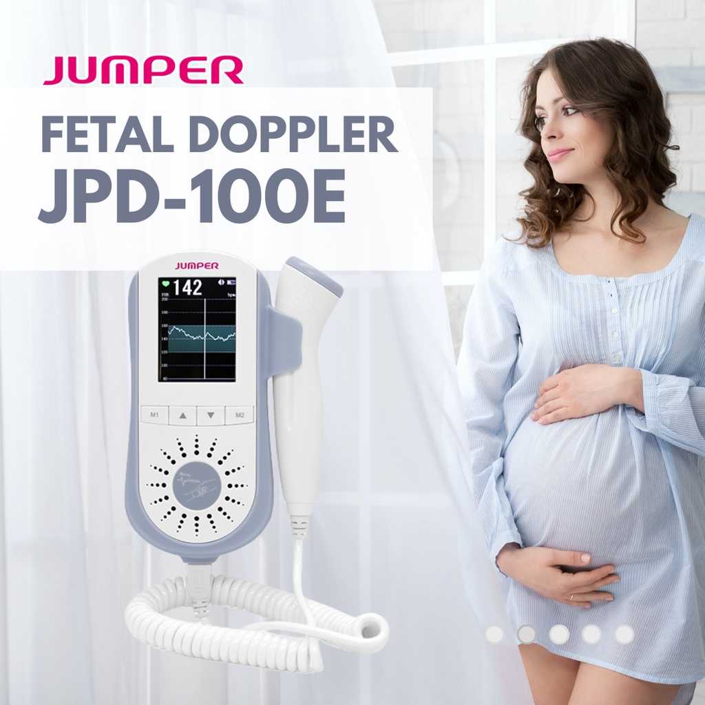 เครื่องฟังเสียงหัวใจทารกในครรภ์ดิจิตอลยี่ห้อJumperรุ่นJPD-100E Pocket Fetal Doppler