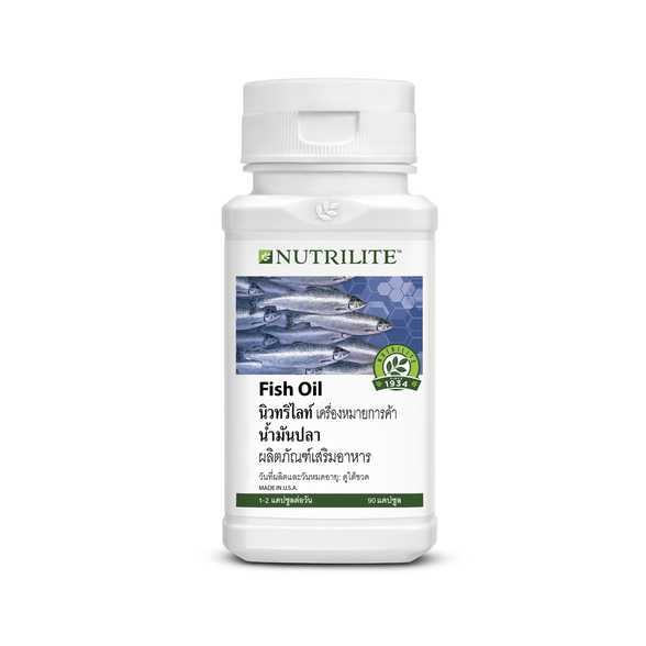Nutrilite Fish Oil #แอมเวย์ช๊อปไทย 100% (น้ำมันปลา 90 แคปซูล)