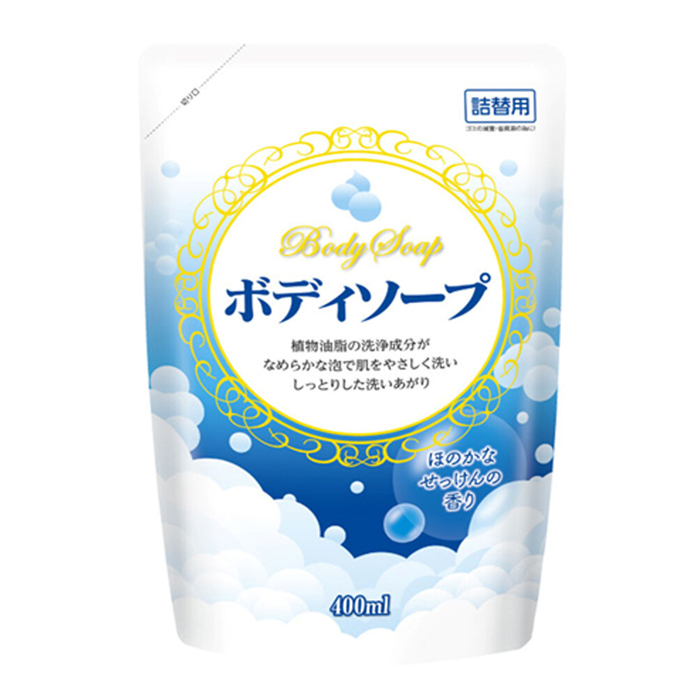 ANIMO BODY SOAP REFILL 400 ML / สบู่อาบน้ำ ทำความสะอาดผิวกาย สารสกัดน้ำนม อ่อนโยน