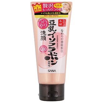 SANA NAMERAKAHONPO HARITSUYA CLEANSING WASH FOAM 150 G/ โฟมทำความสะอาดผิวหน้าและเครื่องสำอาง คิวเท็น