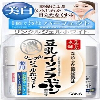 SANA NAMERAKAHONPO BRIGHTENING WRINKLE GEL 100 G / เจลบำรุงผิวหน้า  5 ประการไว้ในหนึ่งเดียว