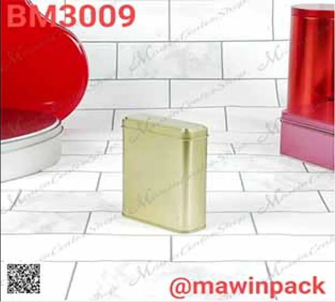 P181BM3009 กระป๋องบุหรี่สีทอง MT