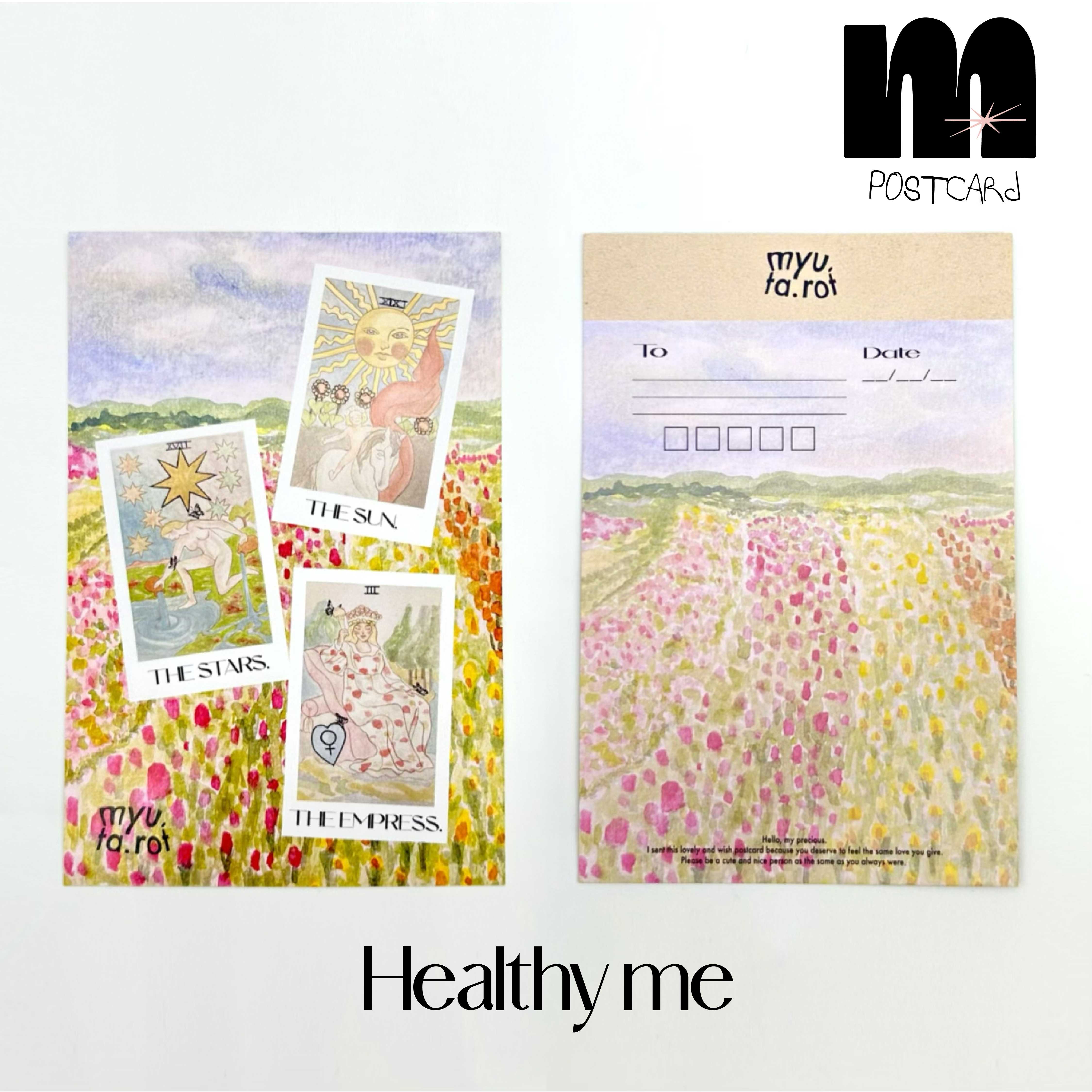 Postcard - Tarot collection - Healthy me