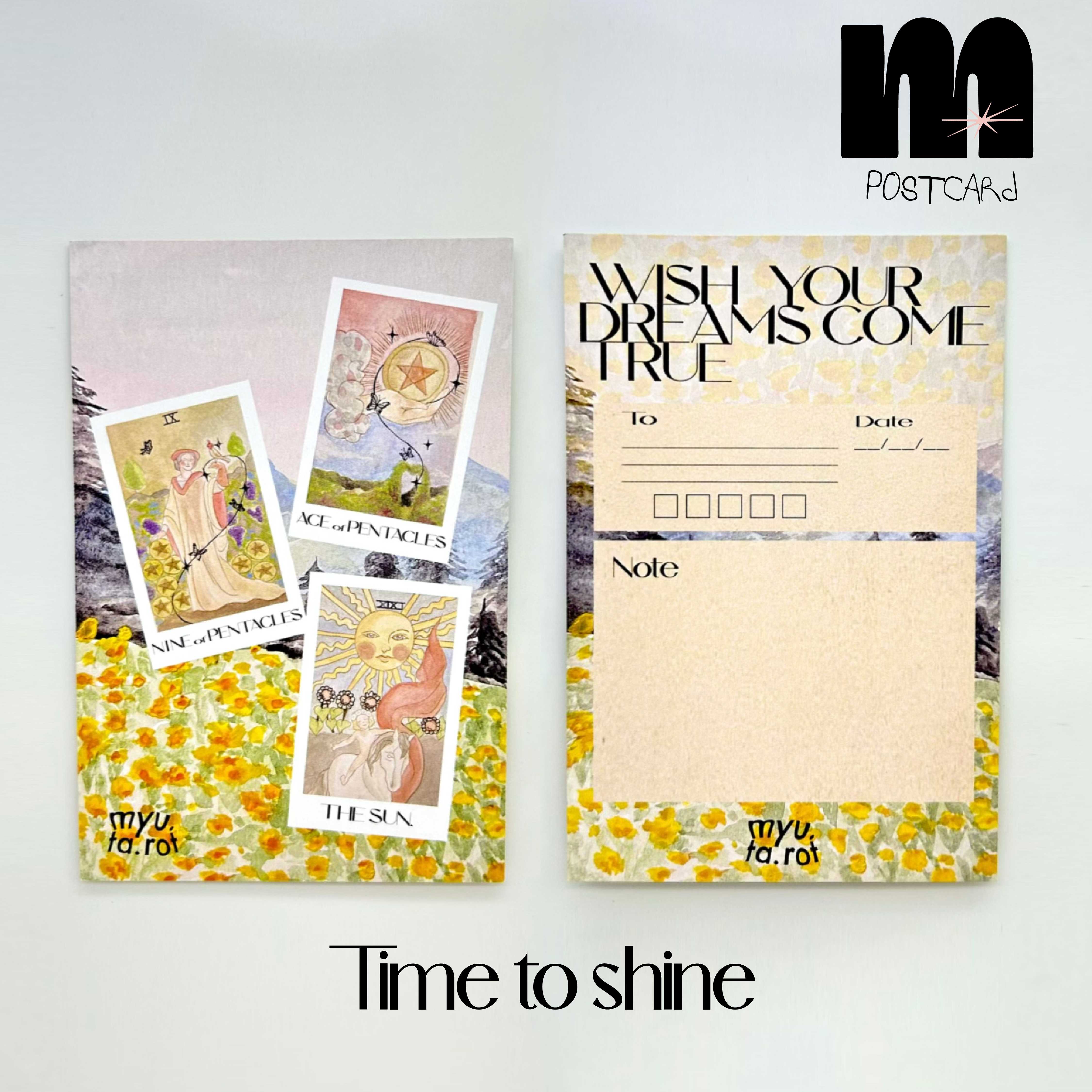 Postcard - Tarot collection - Time to shine