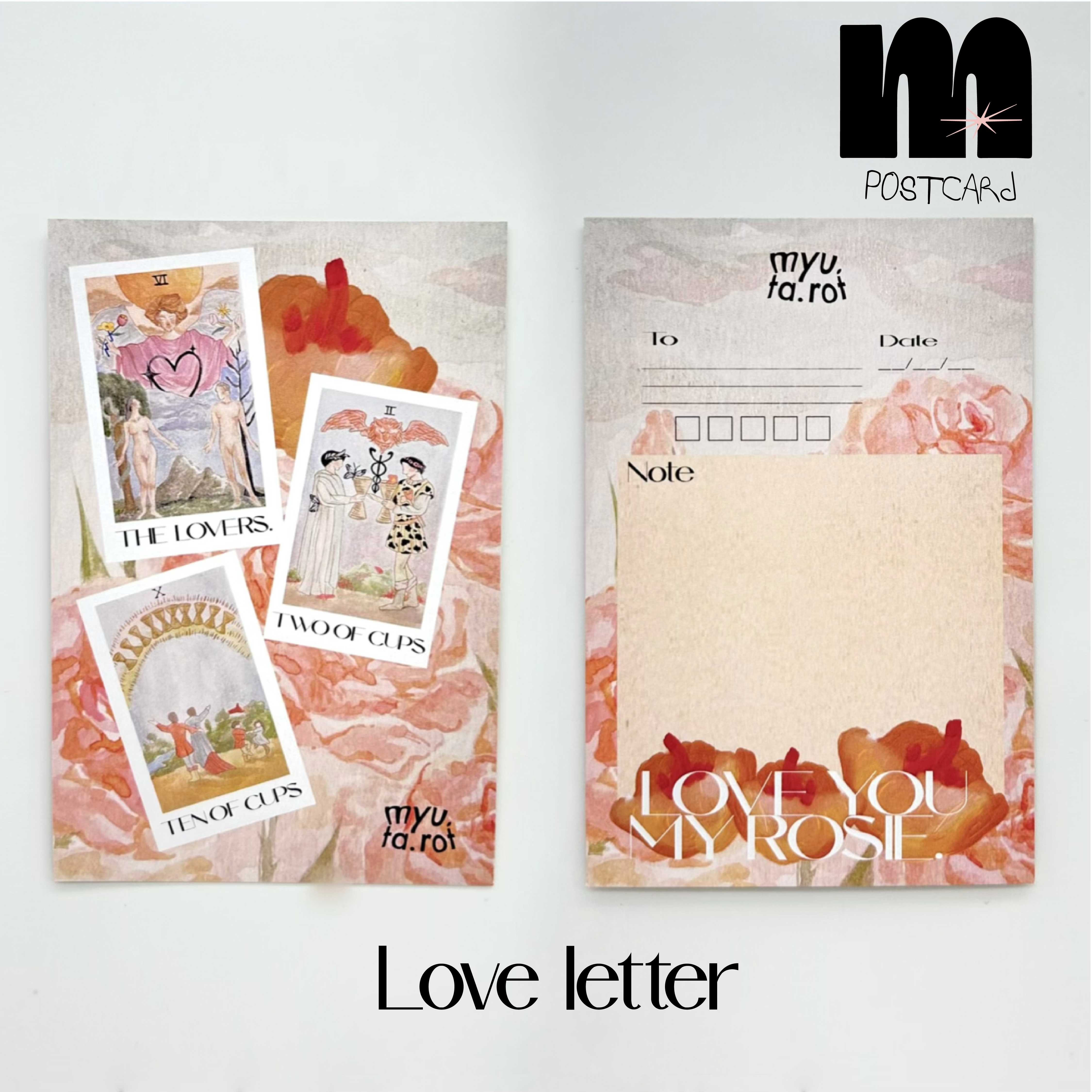 Postcard - Tarot collection - Love letter