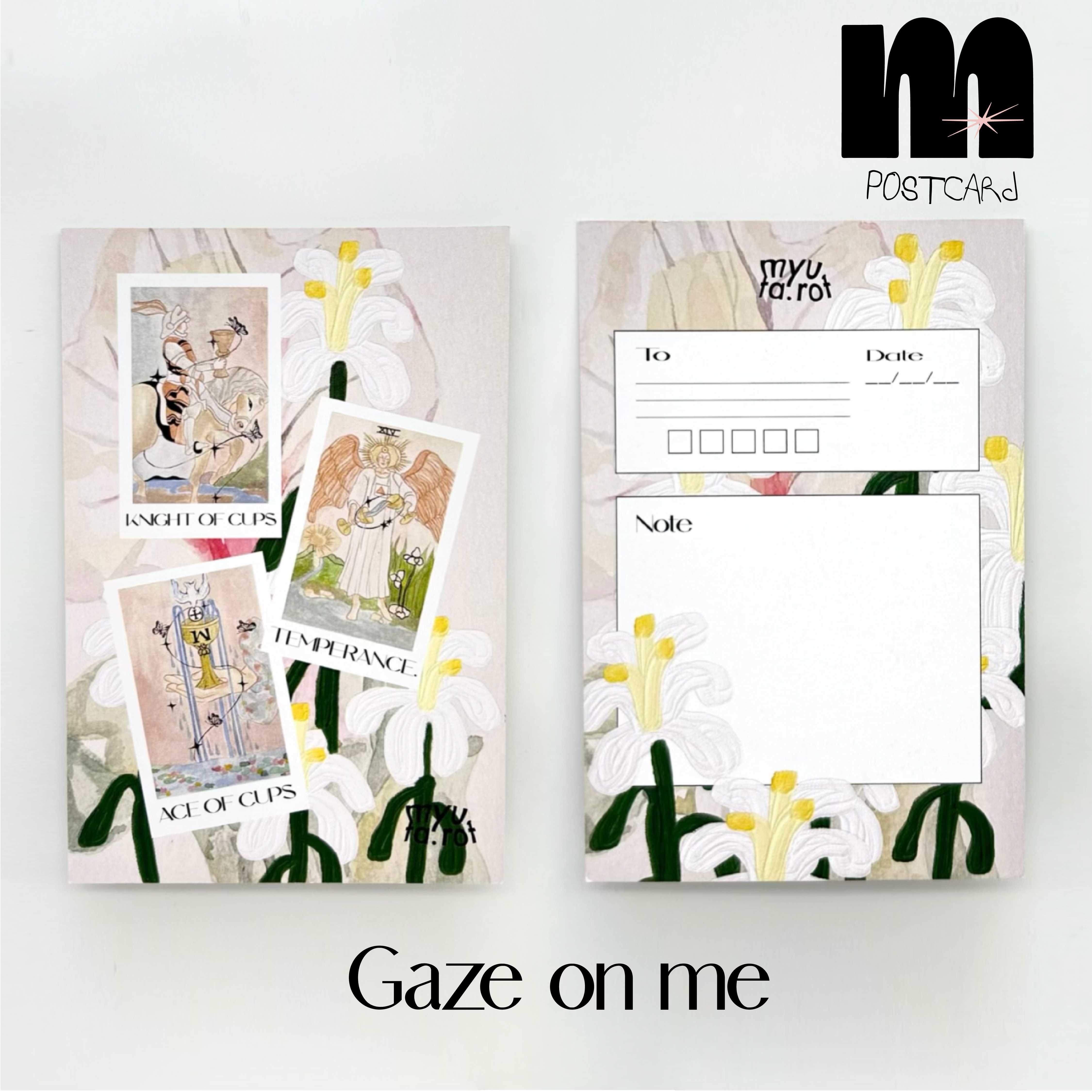 Postcard - Tarot collection - Gaze on me