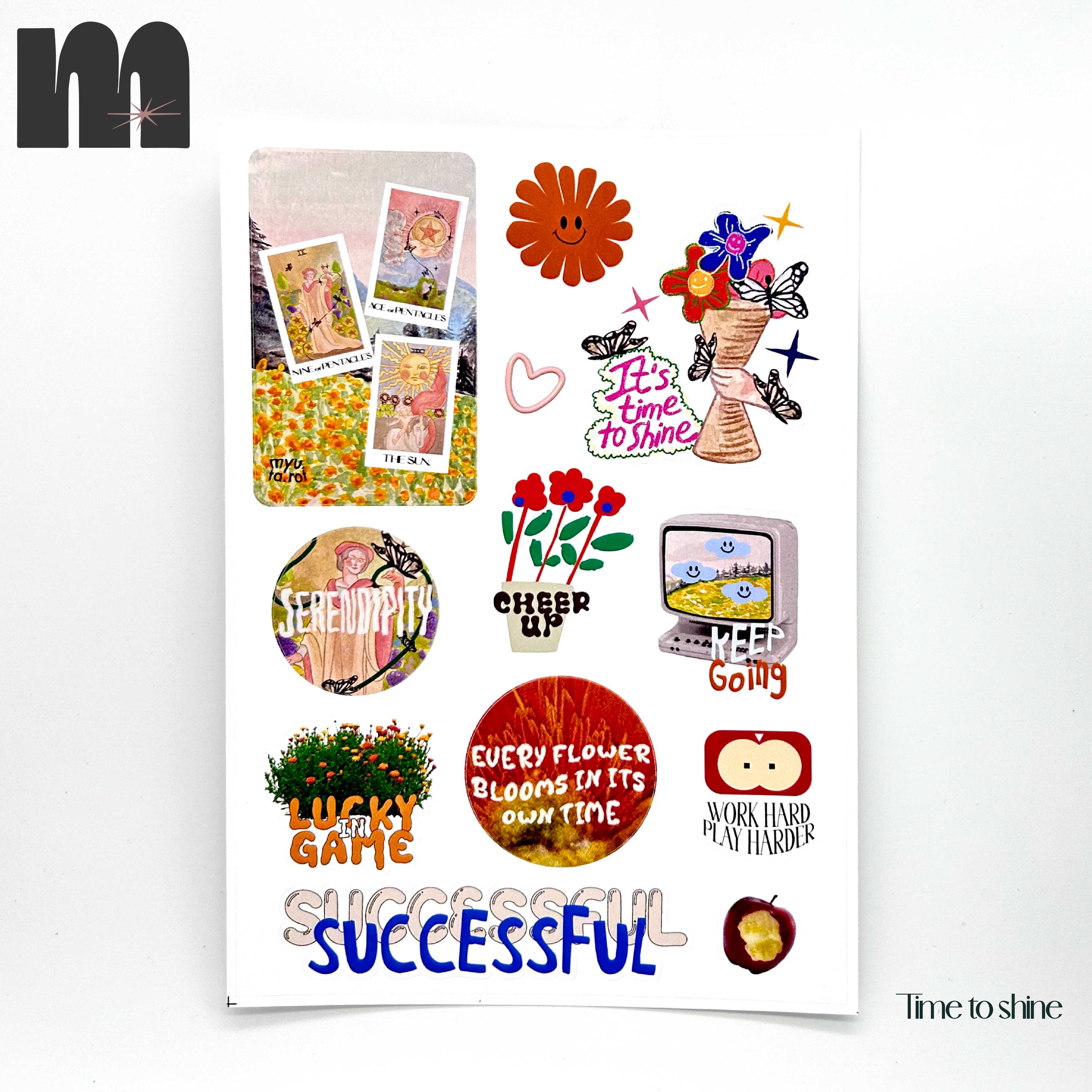 Sticker set - Time to shine