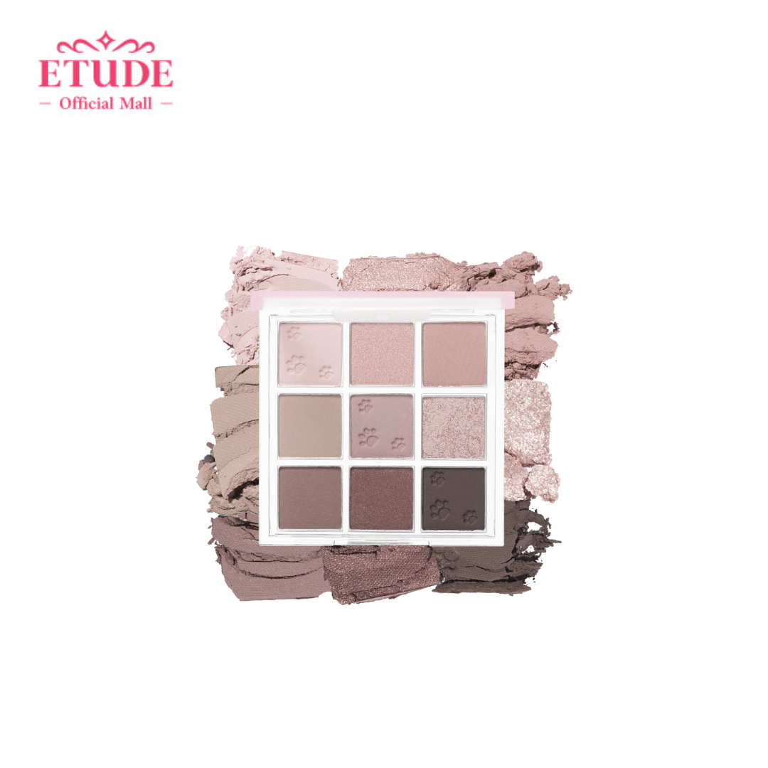 ETUDE Play Color Eyes Palette #Dusty Cat (0.8 g x 9 colors) อีทูดี้ อายแชโดว์พาเลท 9 เฉดสี