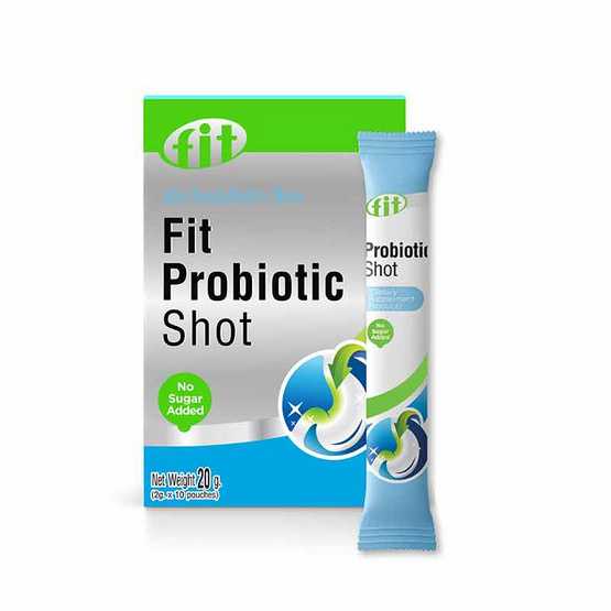 Fit-Probiotic shot ฟิต โพรไบโอติก ช็อต ปรับสมดุลในลำไส้ แบบช็อต 10 ซอง/กล่อง