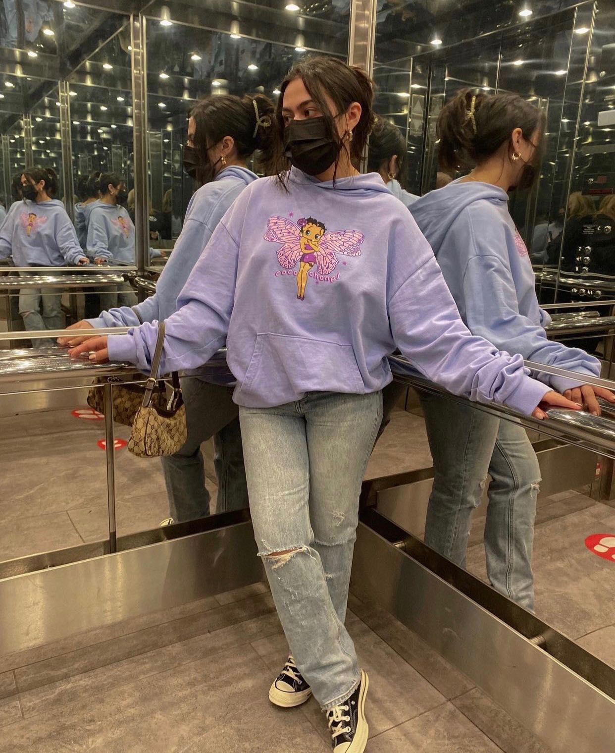 (พร้อมส่ง) mega yacht hoodie size S