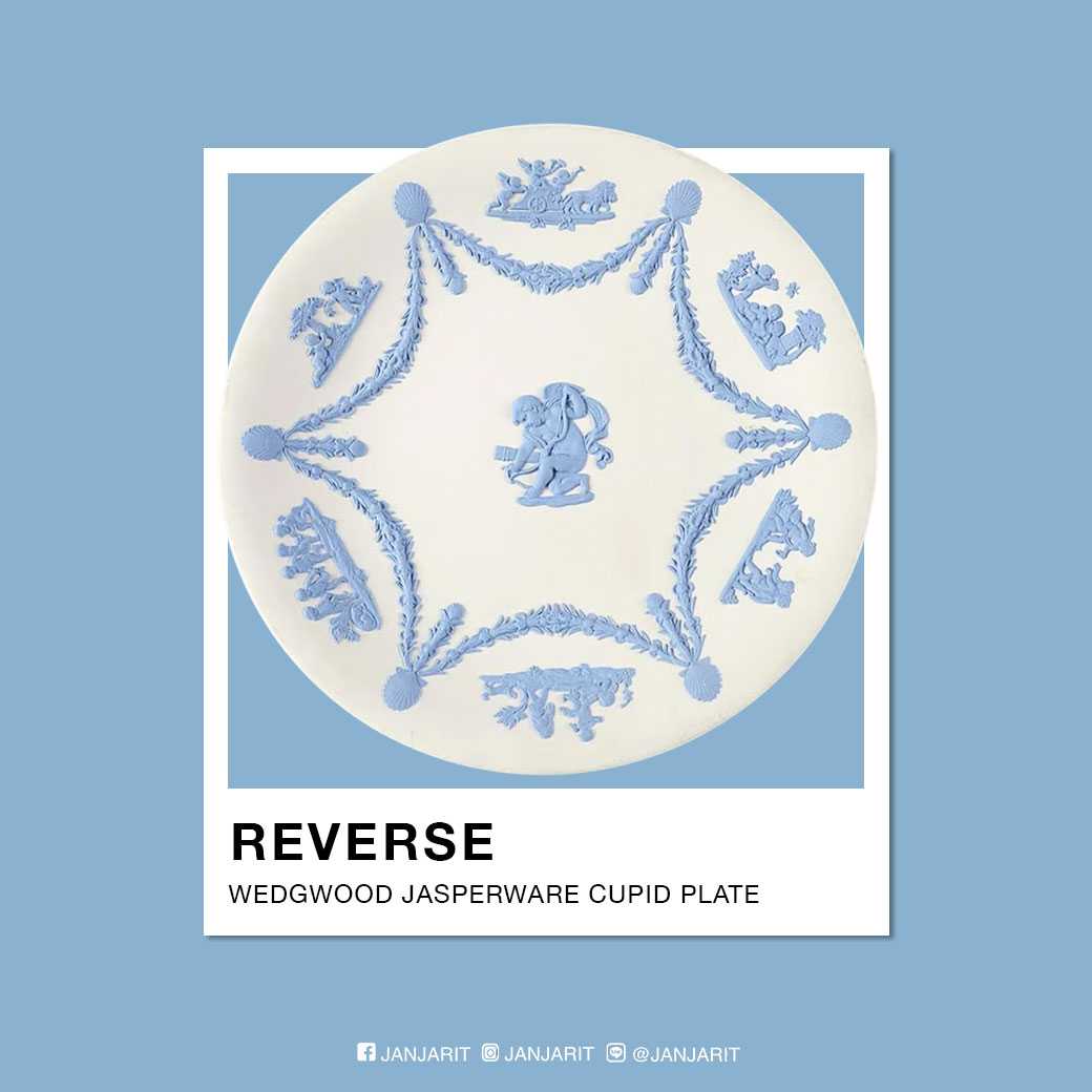 จานคิวปิด Wedgwood Jasperware Plate