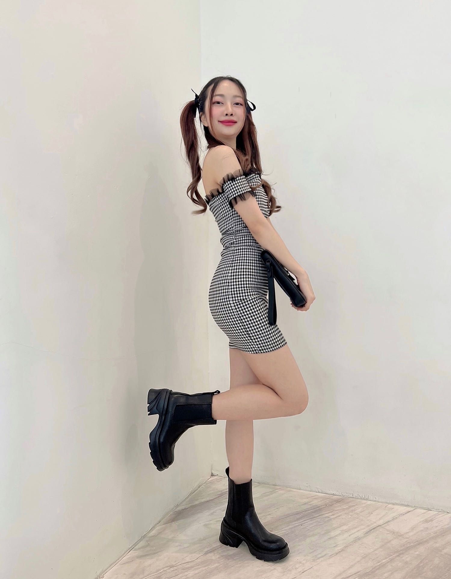 Roll The Dice Gingham Dress🖤