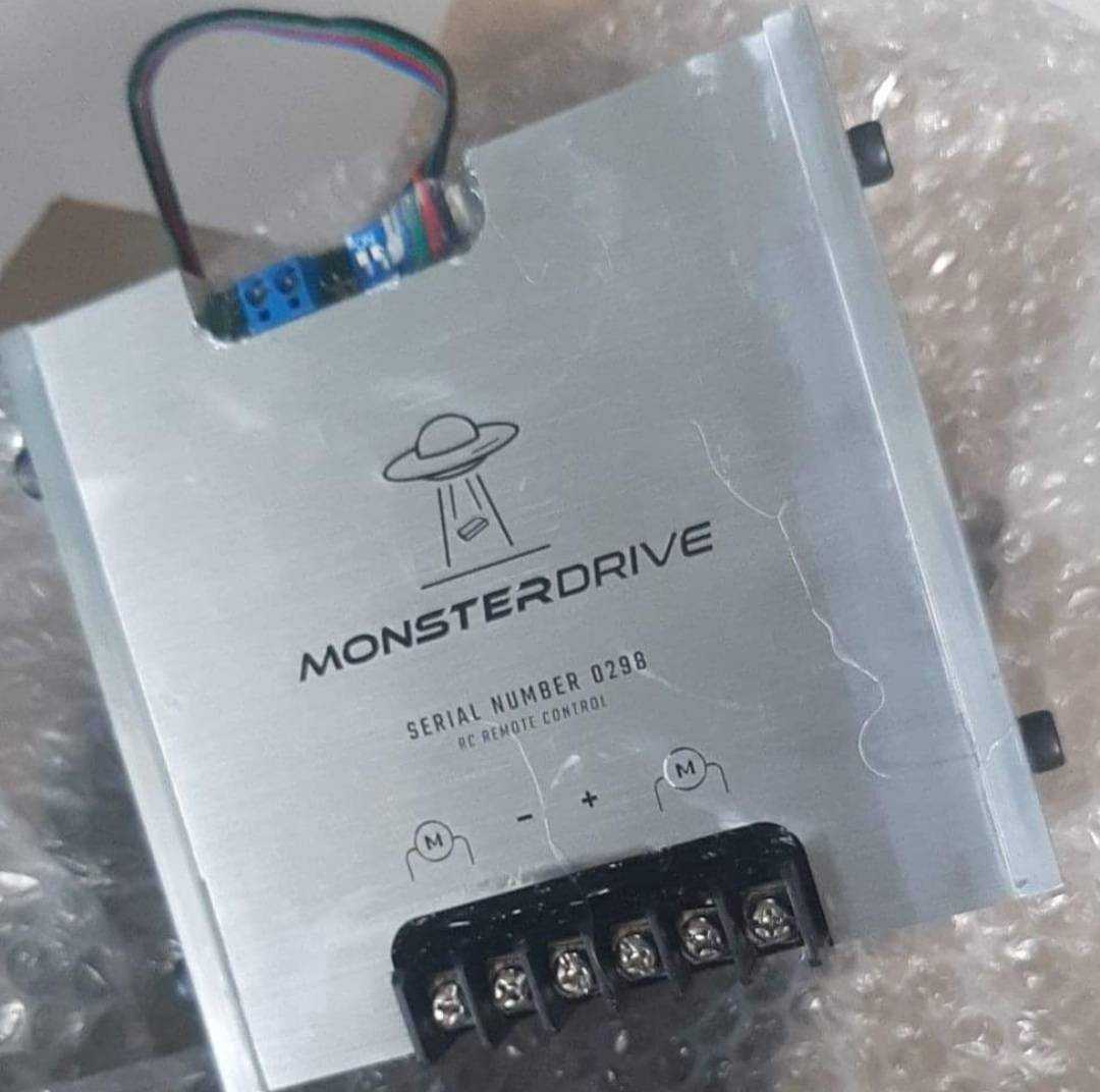 3K#HB40-00940#  คุม มอเตอร์750W+750W ด้วยวิทยุบังคับ RC HBDMRC MONSTERDRIVE