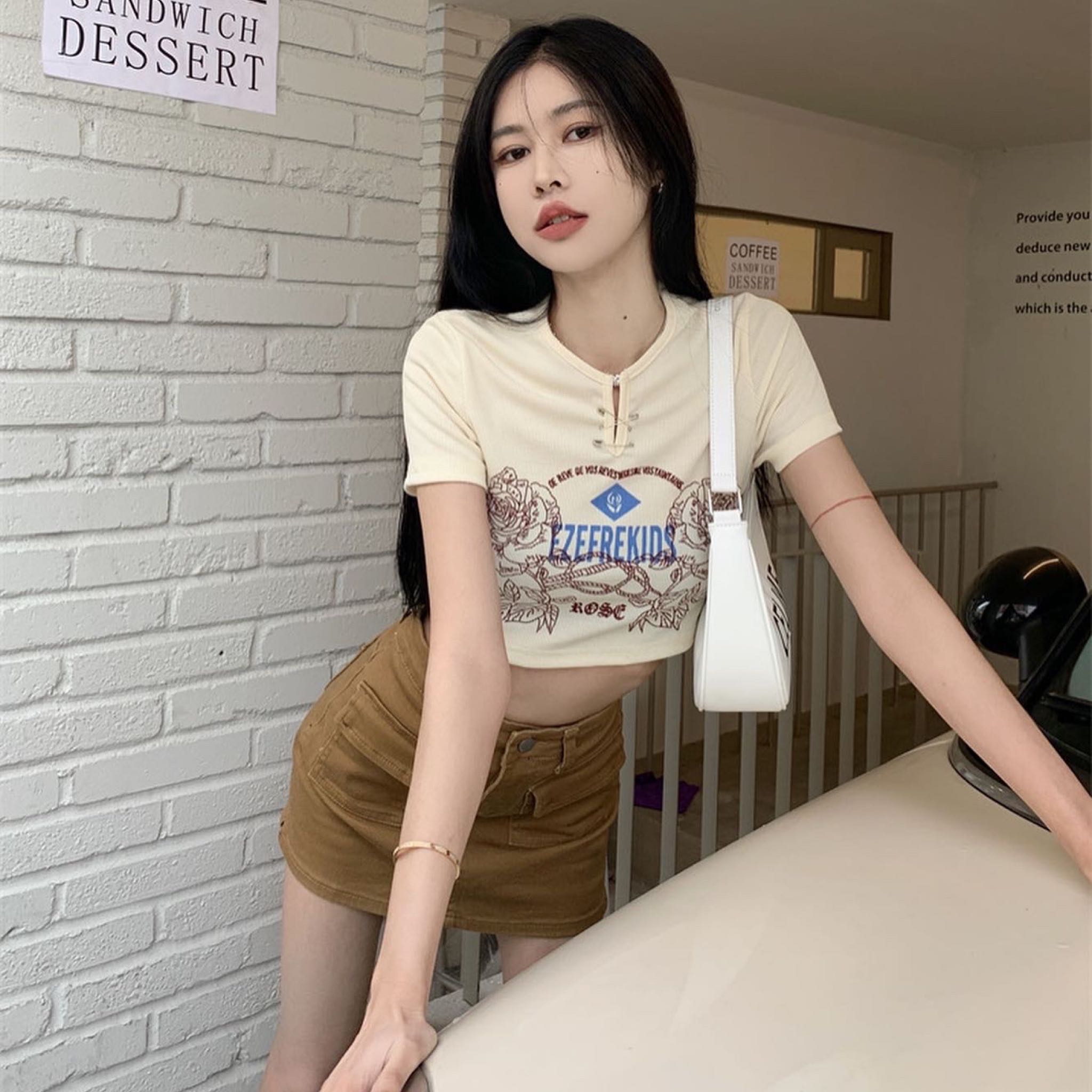 (sold out) Kiddy crop top (J&T)