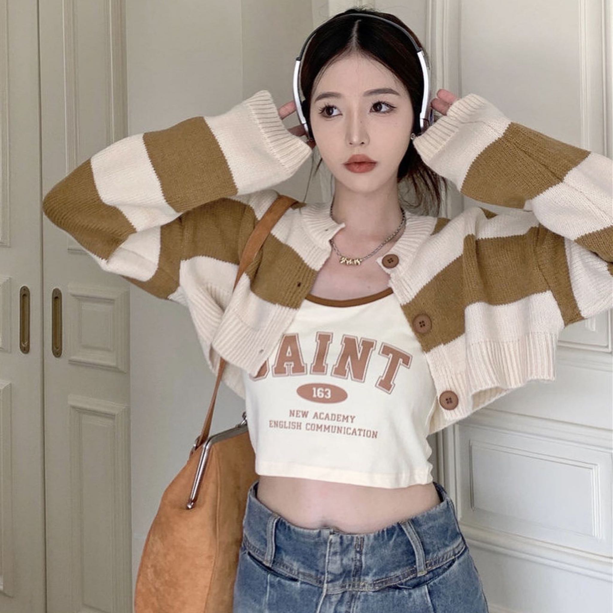 (sold out) Saint cardigan set (J&T)