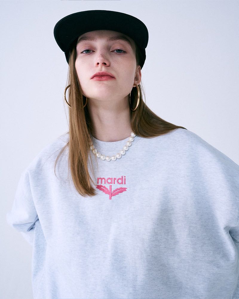 Mardi small bloom sweatshirt 2 สี (Pre order 7-20 วัน)