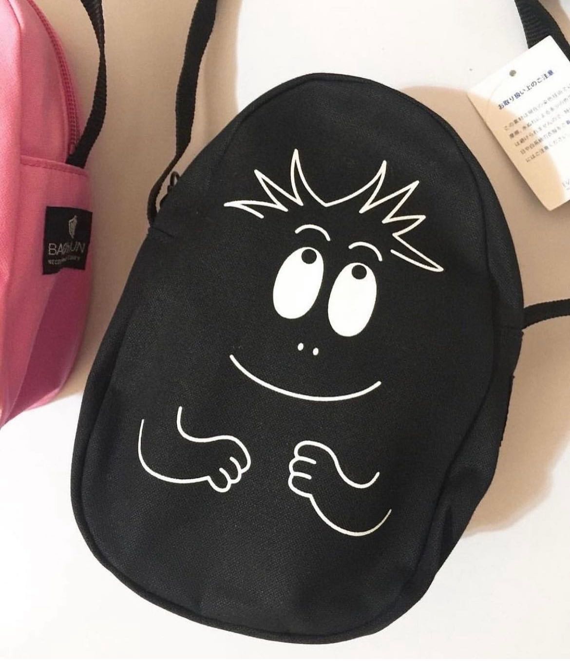  🇯🇵 Japan Barbapapa X BAG ‘n’ NOUN Cross Body  Bag-Black  กระเป๋าผ้าแคนวาส น่ารักสุดๆ ค่ะ