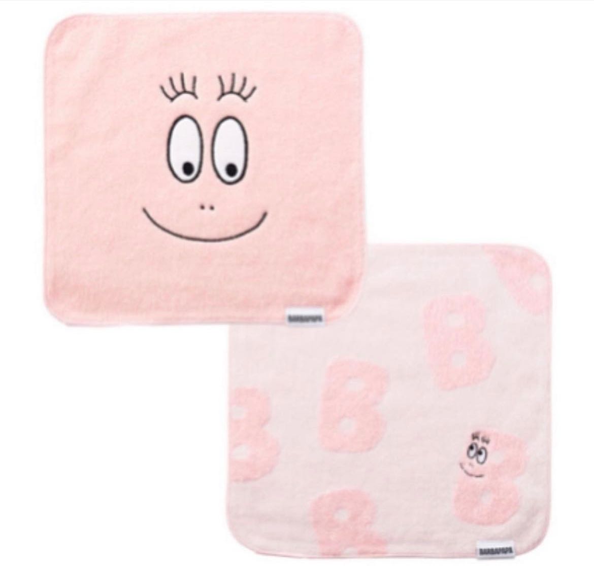 🇯🇵 Barbapapa Hankerchief  ผ้าเช็ดหน้าเนื้อผ้าขนหนูนุ่มๆ ค่ะ  W25 x  H25 cm