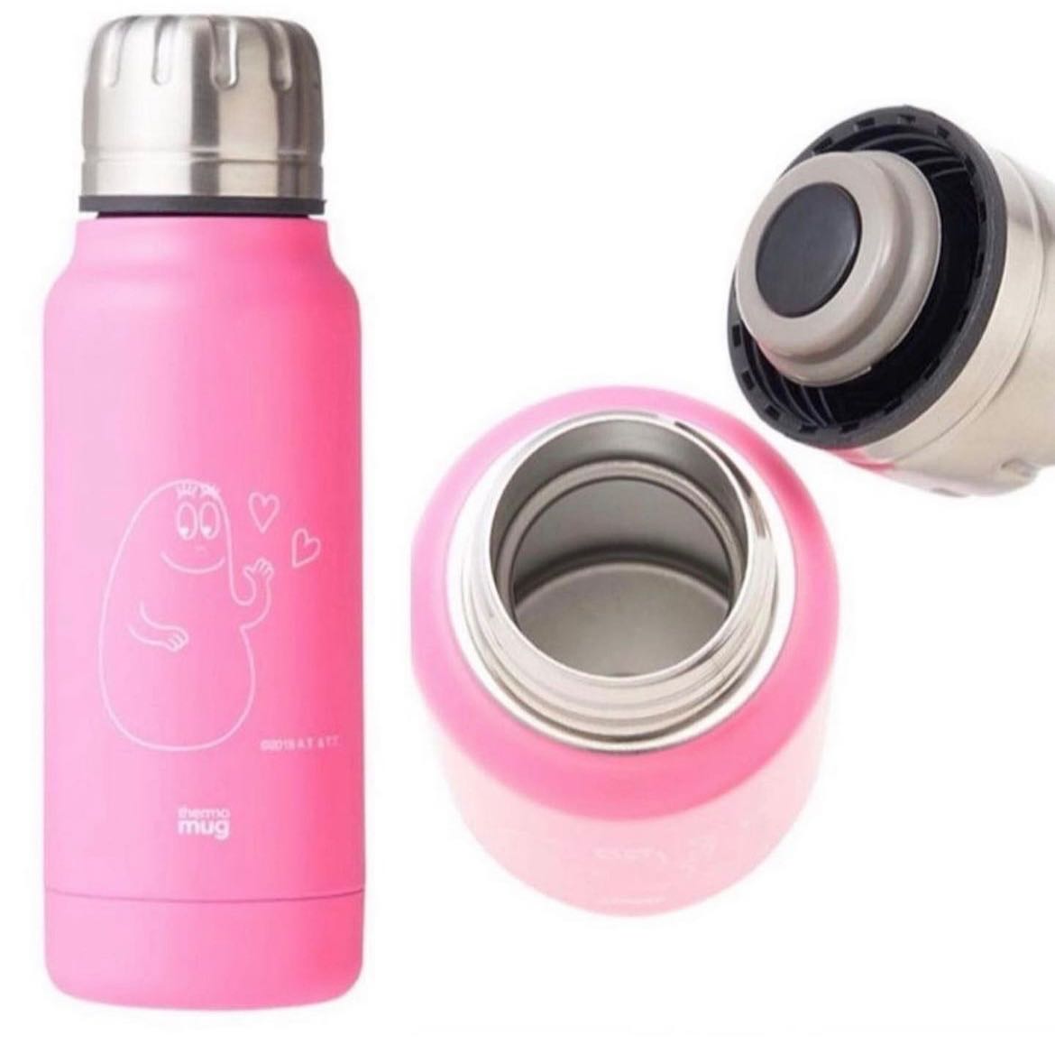 🇯🇵 Barbapapa Stainless Bottle 190 ml  Size W5.5×H 16.5 cm
