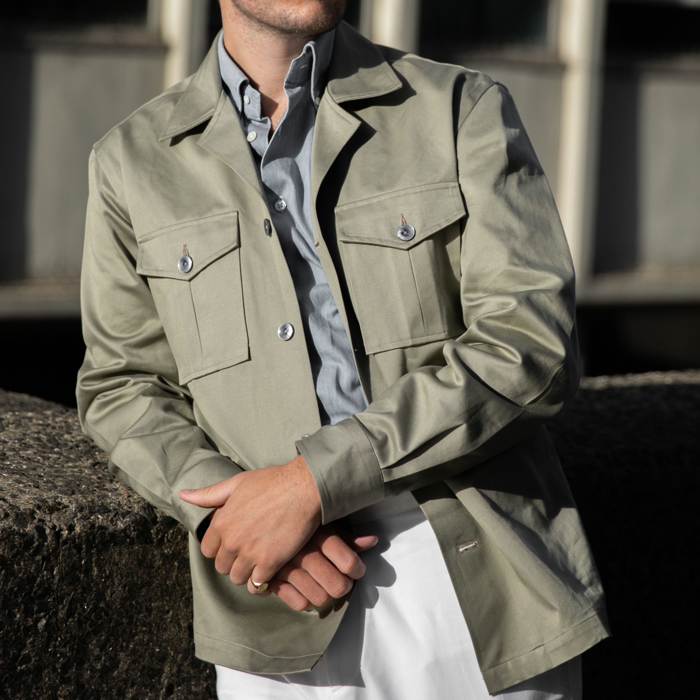 Work Overshirt (Taupe)