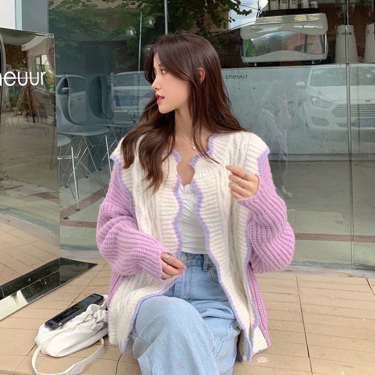 (sold out) Sweet potato cardigan (J&T)
