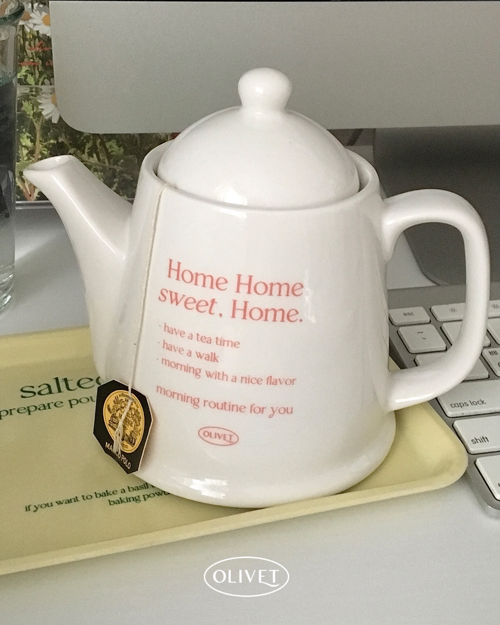home sweet home teapot