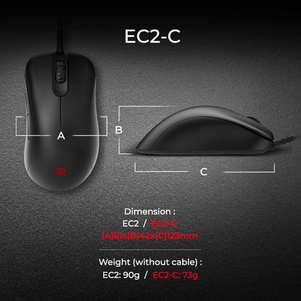 [NEW] Mouse ZOWIE EC2-C [ L ] สีดำ