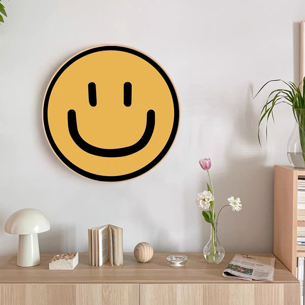[Pre-Order] Smiley Fram กรอบรูปยิ้ม กรอบรูปแสดงใบหน้า รูปภาพตกแต่ง