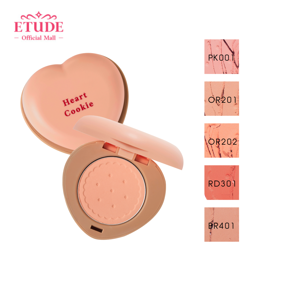 ETUDE Heart Cookie Blusher (4 g) อีทูดี้ บลัชออนเนื้อแป้ง