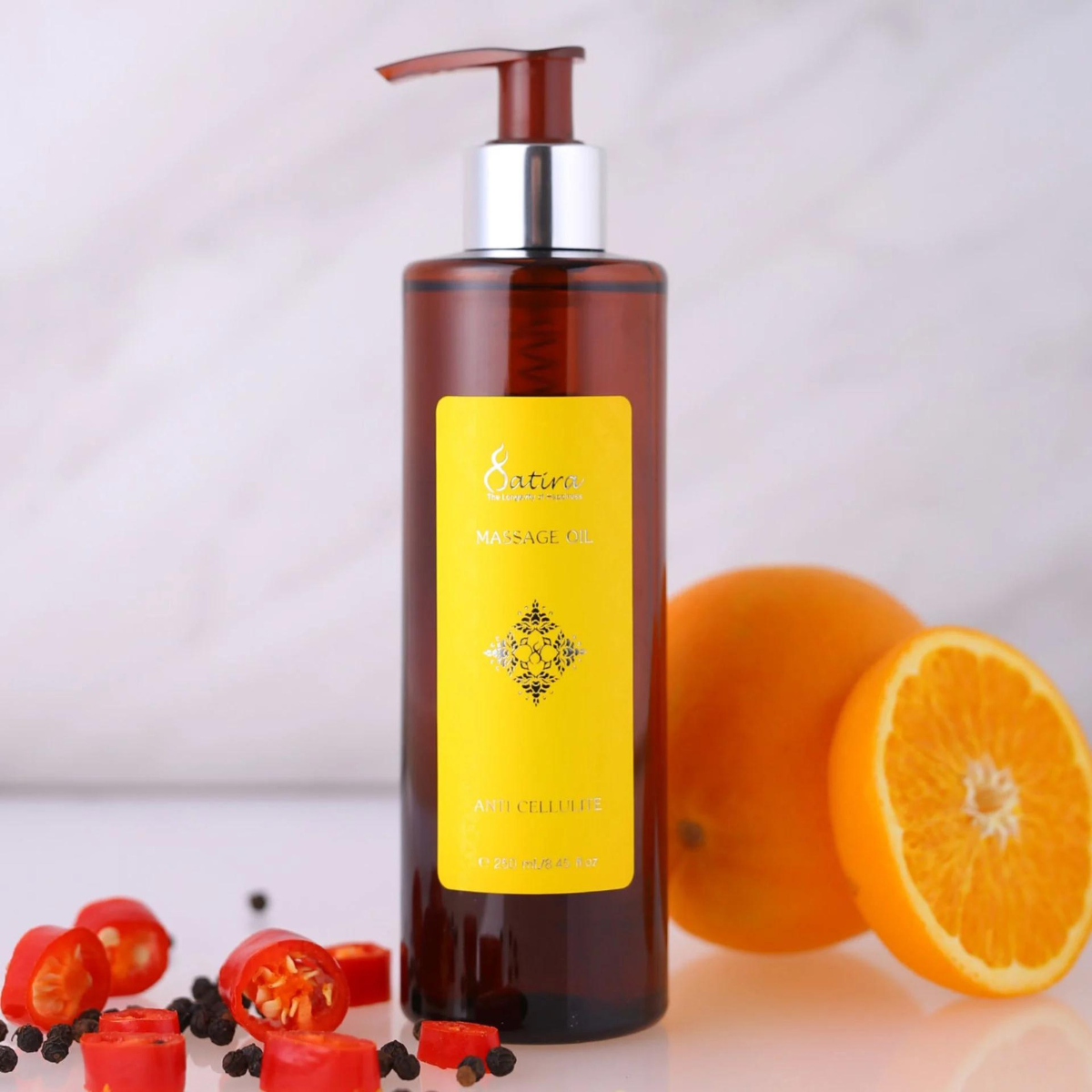 Massage oil Anti Cellulite น้ำมันนวดตัว ป้องกันเซลลูไลท์ กระตุ้นให้ร่างกายเกิดการเผาผลาญไขมัน
