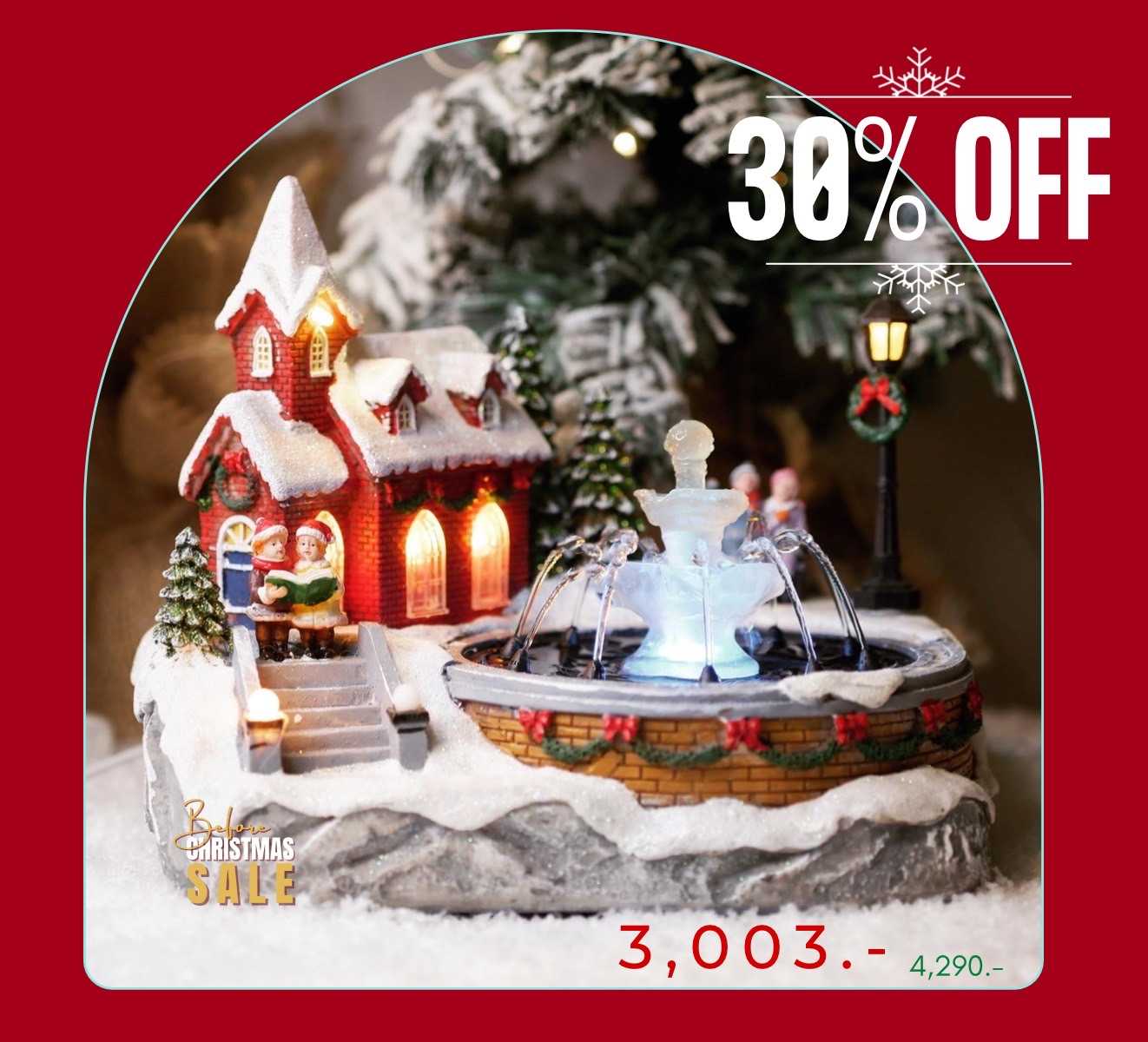 Before Christmas 30% OFF