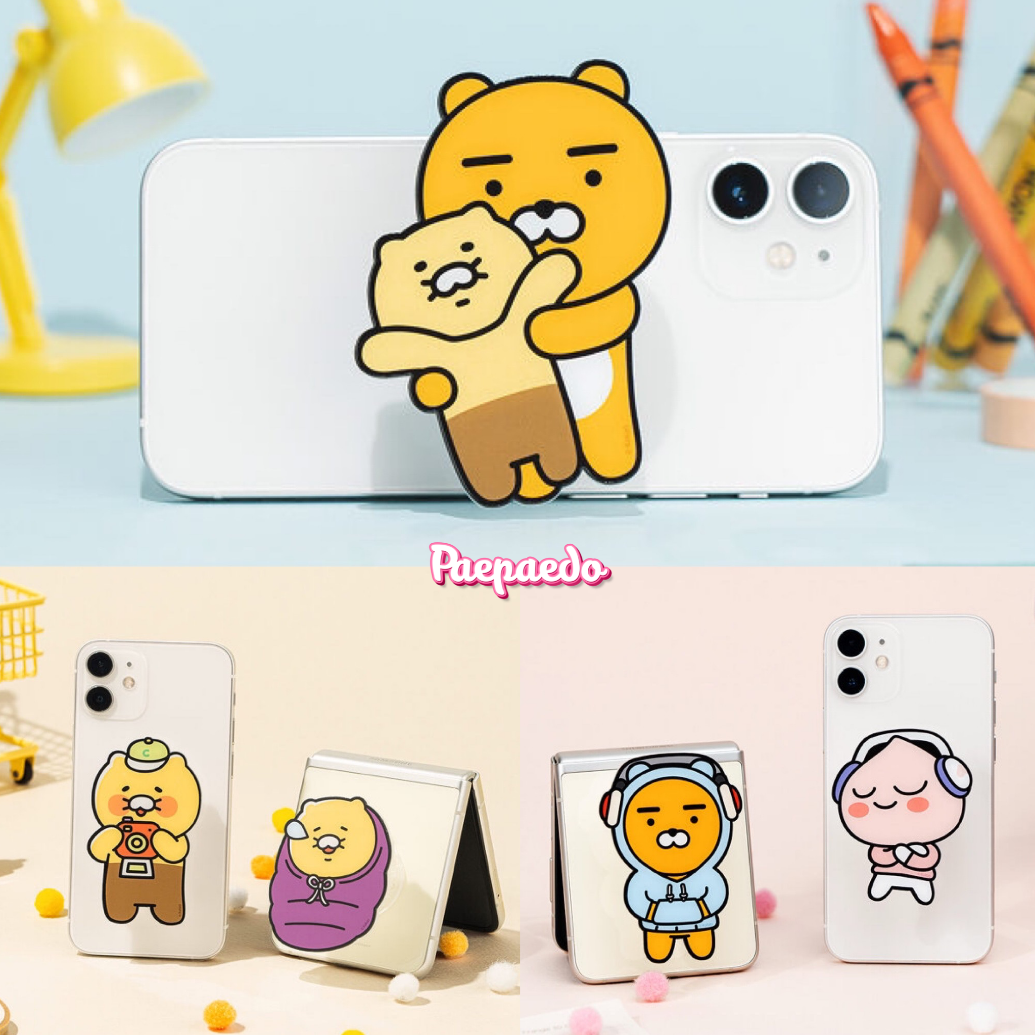 🛒พร้อมส่ง Kakao Friends Slide Tok / Grip phone