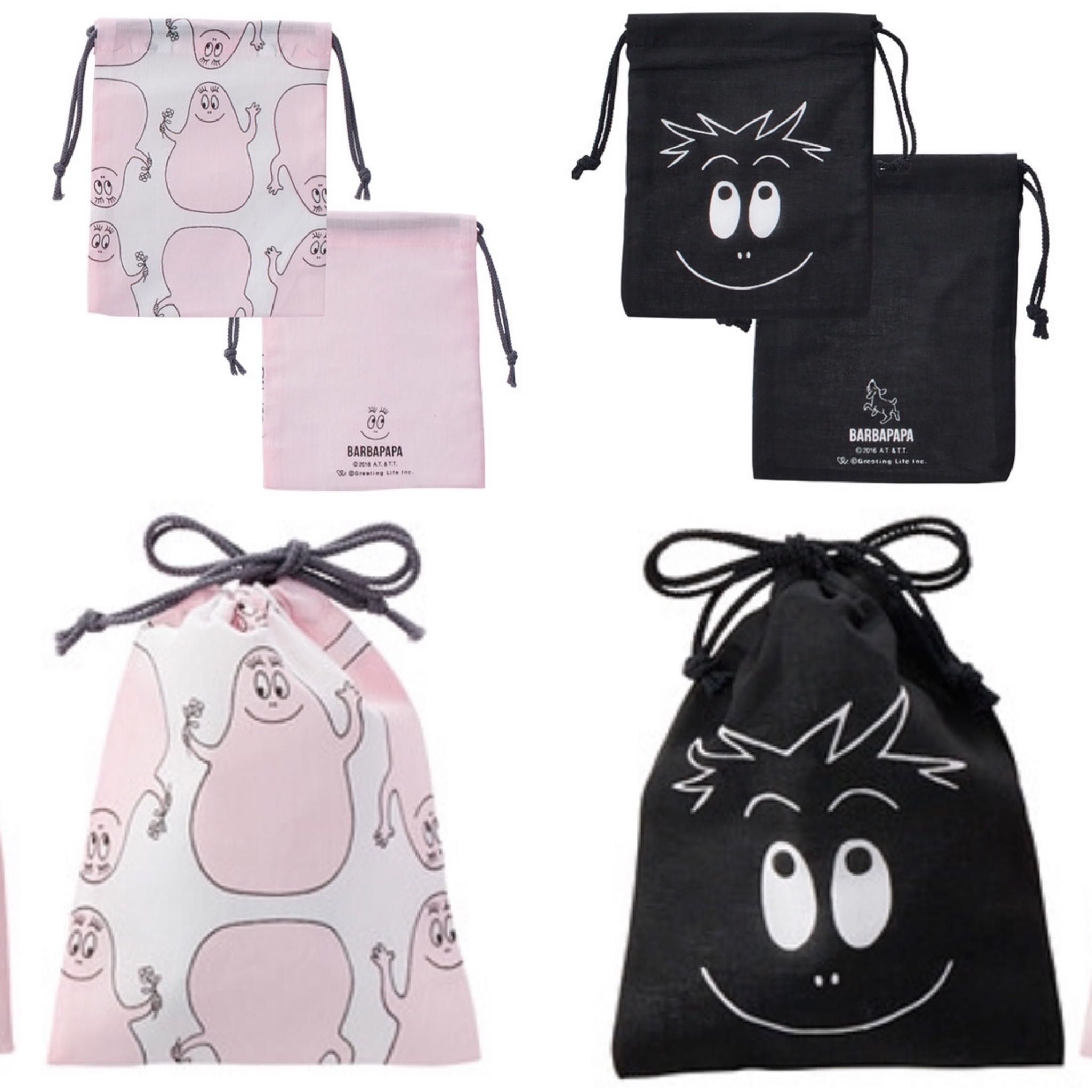 🇯🇵Japan Barbapapa  Contton Bag  Size W 13 x H 16 cm.  ถุงผ้าน่ารัก ไว้ใส่ของทุกสิ่งตามใจ
