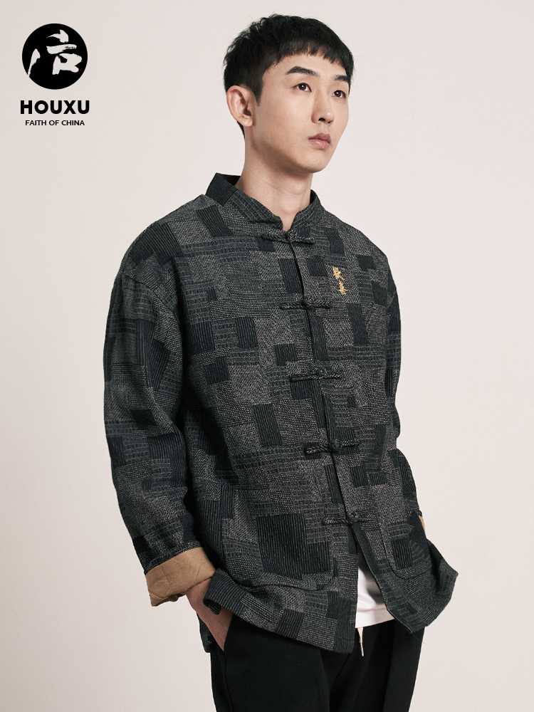 Post-order Chinese style embroidery plate buckle Tang suit men's fashion