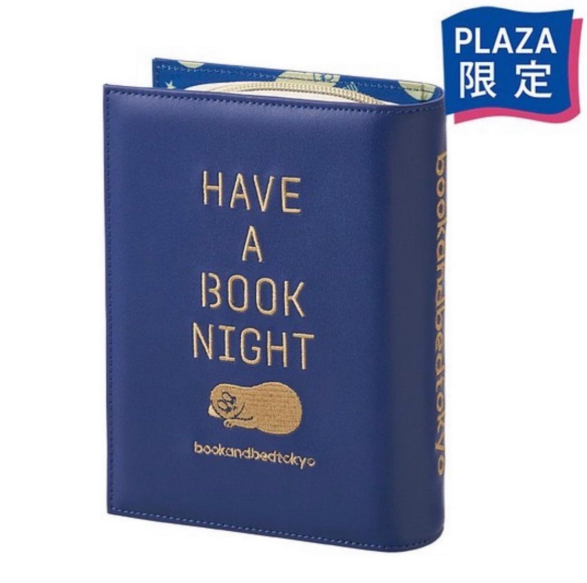 🇯🇵 Japan Barbapapa  Have A Book Night Zip Pouch   W120×H190×D35mm