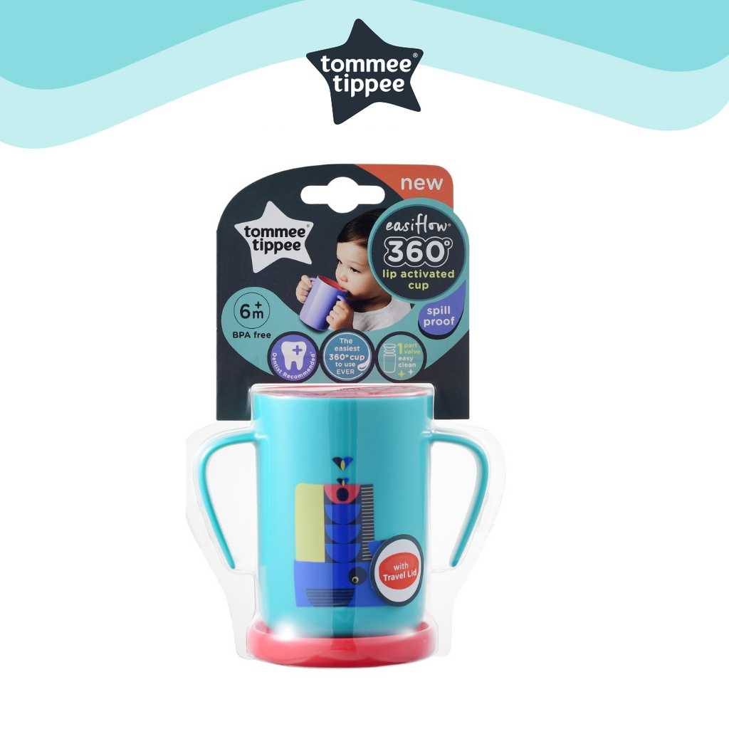 Tommee Tippee - 360° Deco Trainer Cup 200ML (6M+) Teal