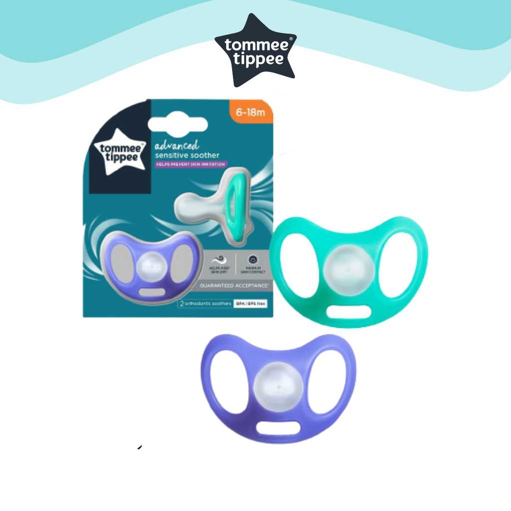 Tommee Tippee Advanced Sensitive soother ทอมมี่ ทิปปี้ หัวนมยางดูดเล่น แอดวานซ์ เซนซิทิฟ