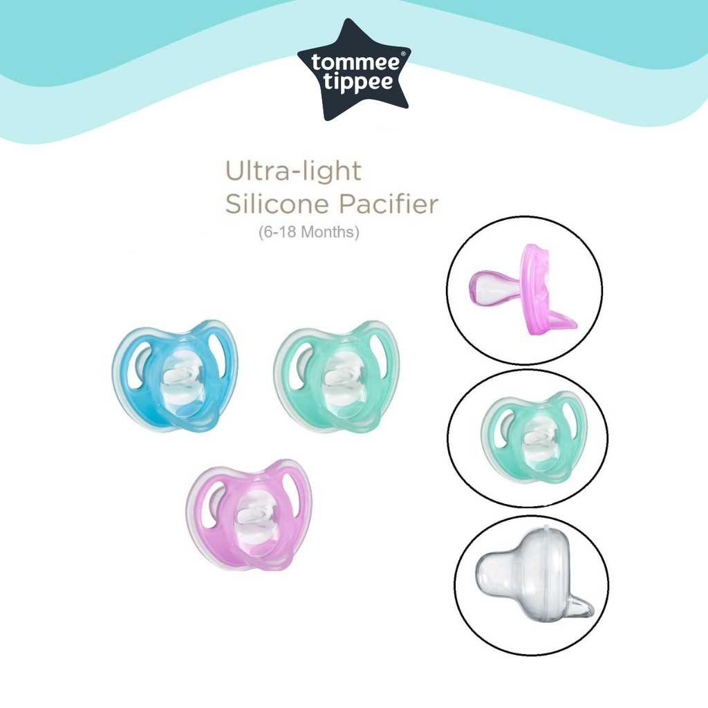 Tommee Tippee Ultra-light Silicone Soother (6-18 months)