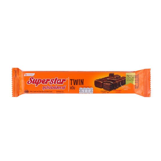 ขนม super twins ทวินส์ ช็อกโกแลต 