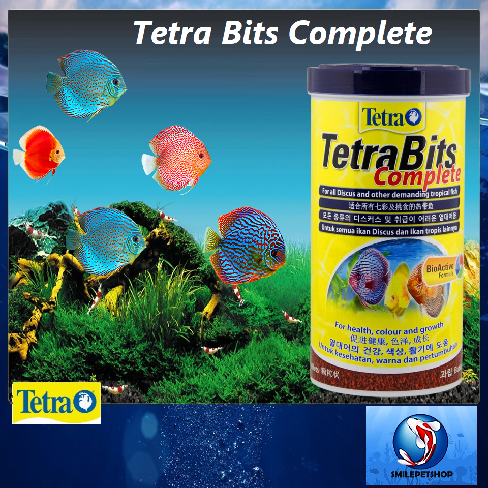 Tetra Bits Complete (อาหารปลาสวยงามจากเยอรมัน ชนิดเม็ดจมน้ำ เร่งสี เร่งโต ไม่ทำให้น้ำขุ่น)
