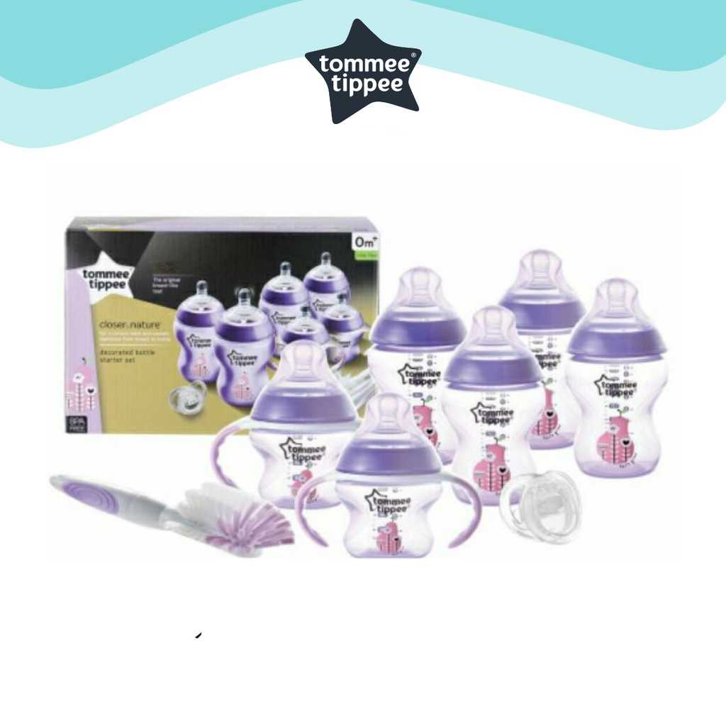 ชุดของขวัญสำหรับเด็กแรกเกิด TommeeTippee CTN New Born set สีม่วงน่ารัก