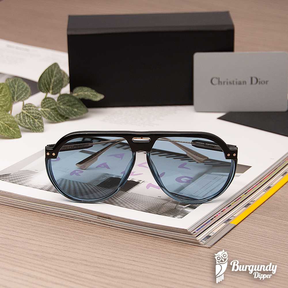 DIORCLUB3 : D51 SIZE 61 MM. (BLACK BLUE)