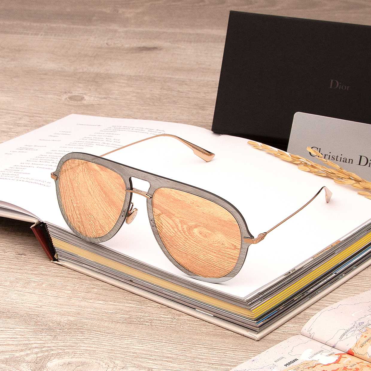 DIORULTIME1 : AVB SIZE 57 MM. (SILVER PINK)
