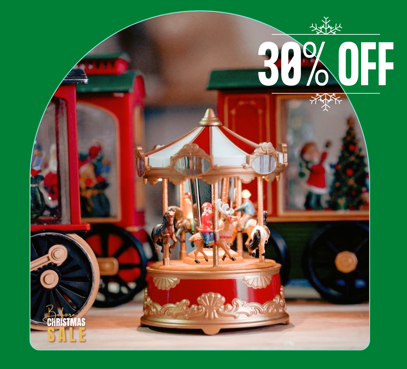 Before Christmas 30% OFF