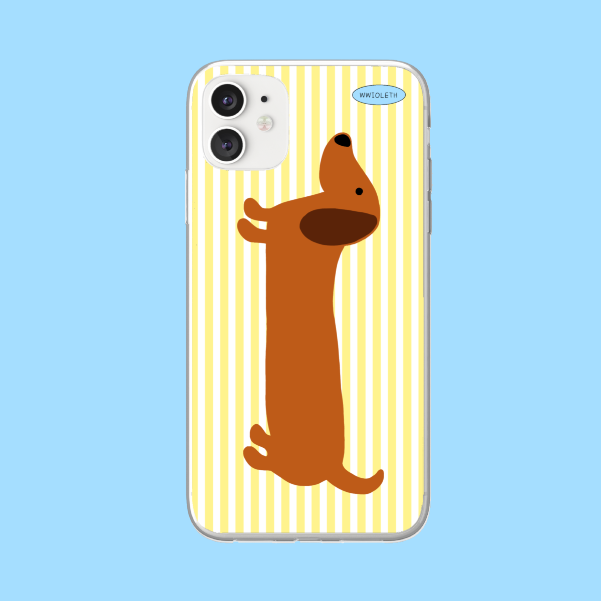 (Preorder) Yellow Dachshund Phone Case