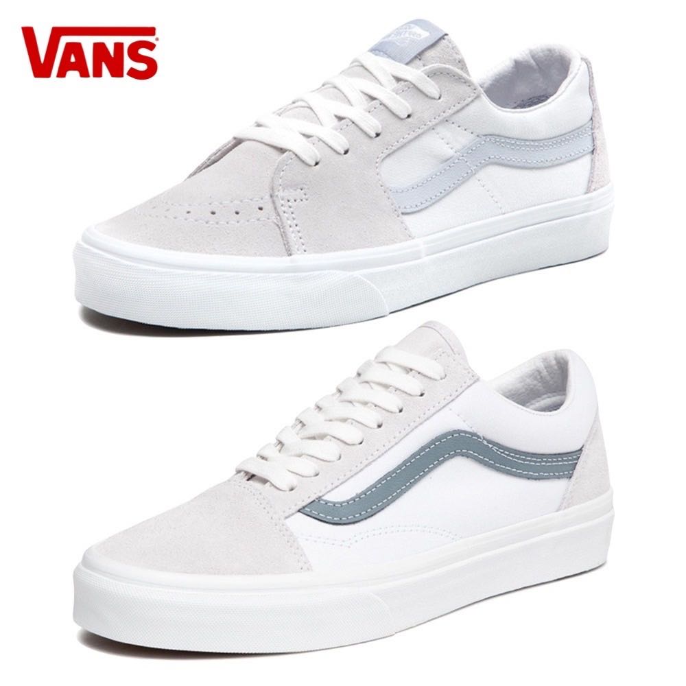 ￼Vans  Sk8-Low Clouds Gray Dawn / Old Skool Clouds Stormy Weather  Size ถามแอดมินคะ