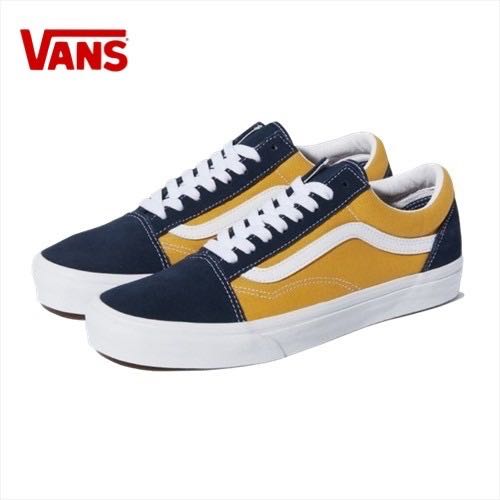 ￼Vans  Old Skool Classic Sport Dress Blues/Saffron  Size ถามแอดมินคะ