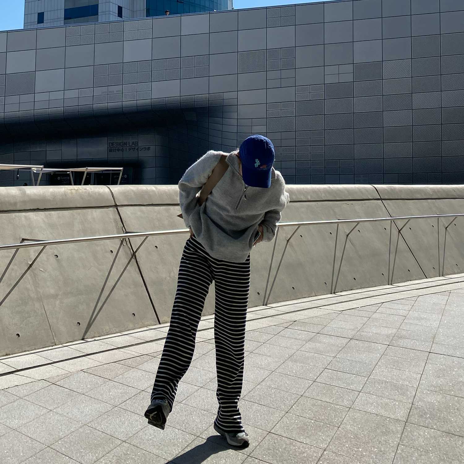 KIKI pants 🧸 (stripe version) - กางเกงขายาวผ้ายืด