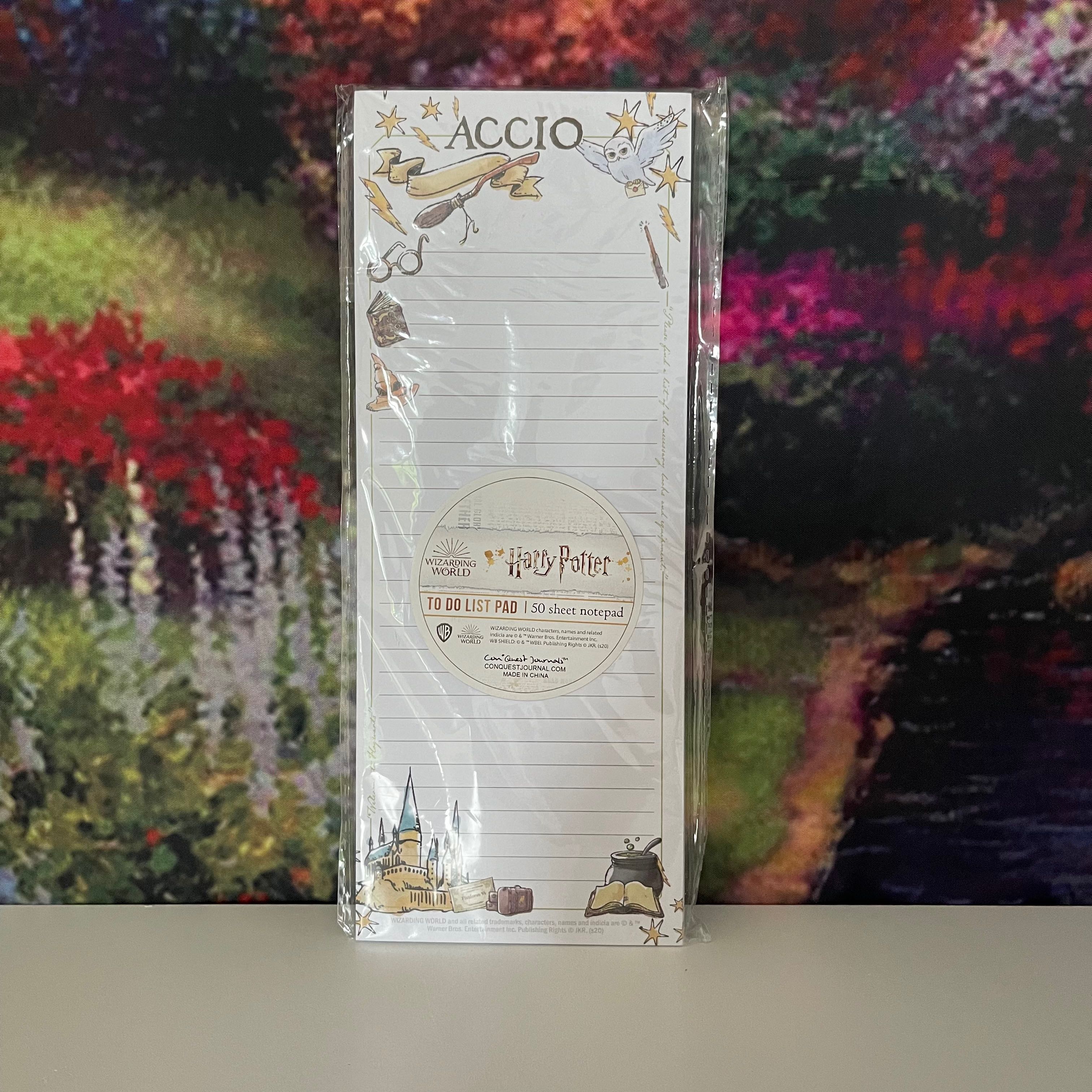 กระดาษโน้ต To Do List Harry Potter - Accio (White)