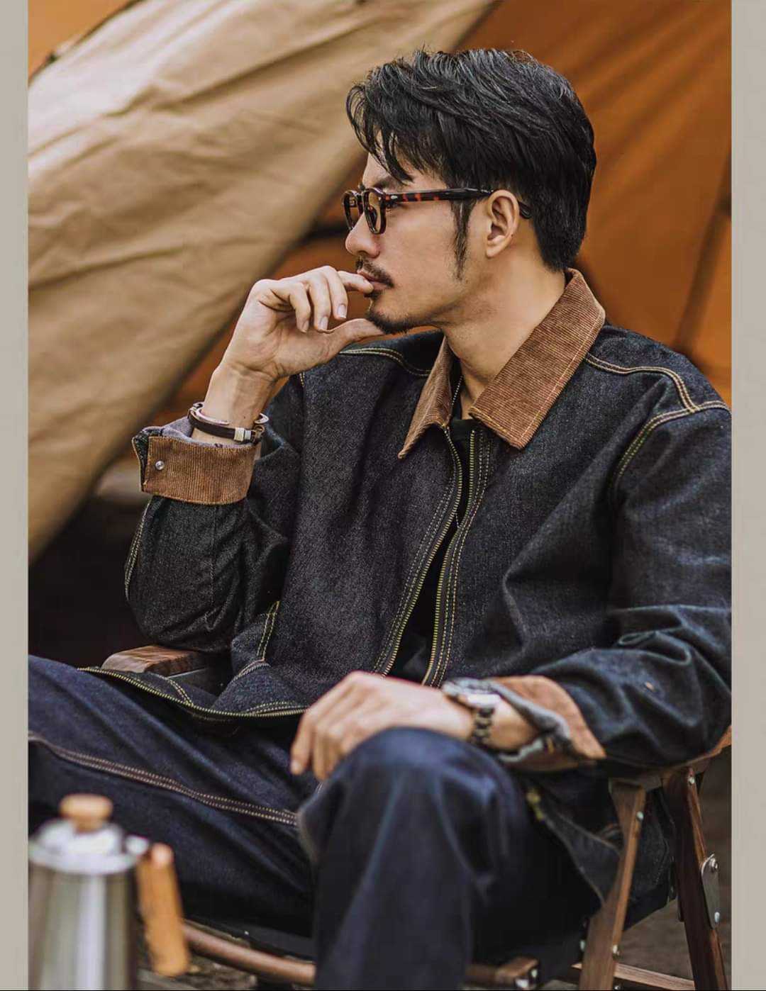 Denim Safari Jacket 